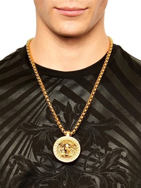 versace real gold chains for men|Versace gold chain necklace.